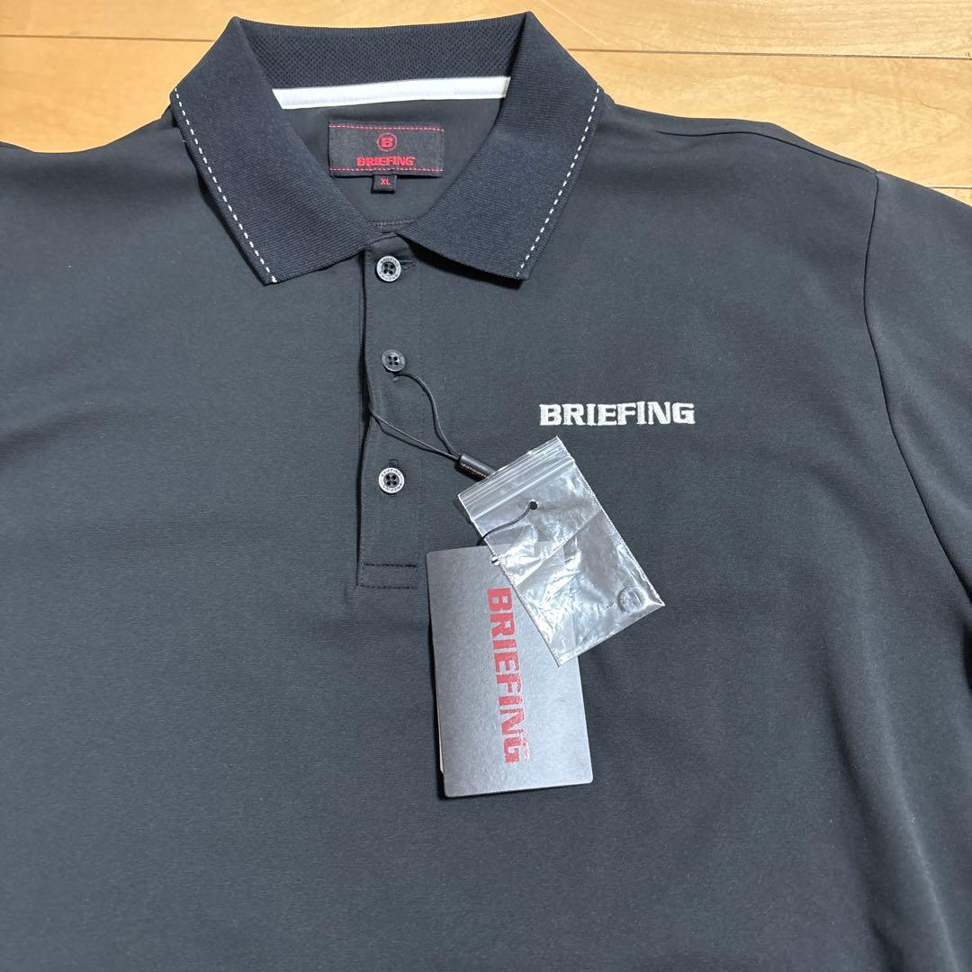 未使用　ブリーフィング　ポロシャツ　MS TOUR POLO BK XL