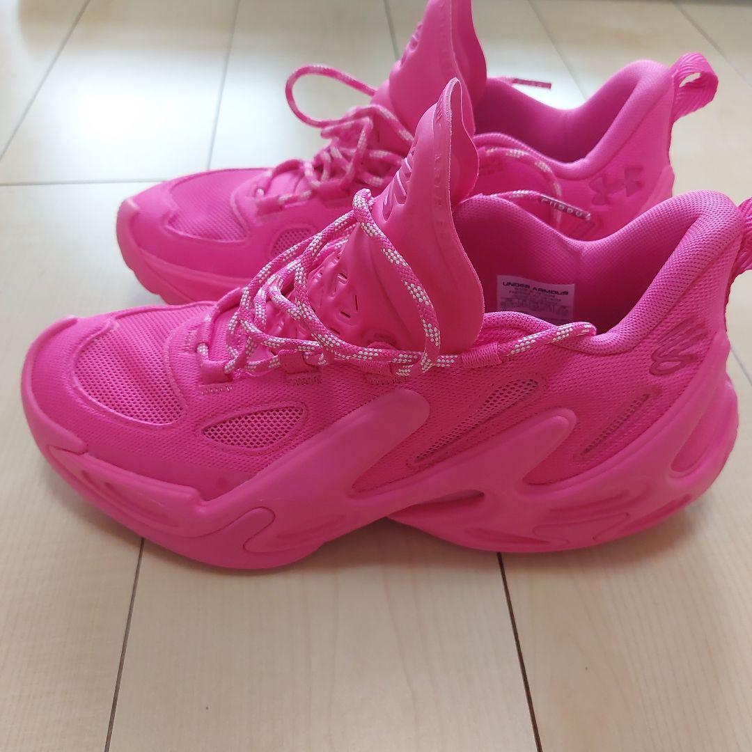 UNDER ARMOUR Curry シューズ 27.5cm ピンク