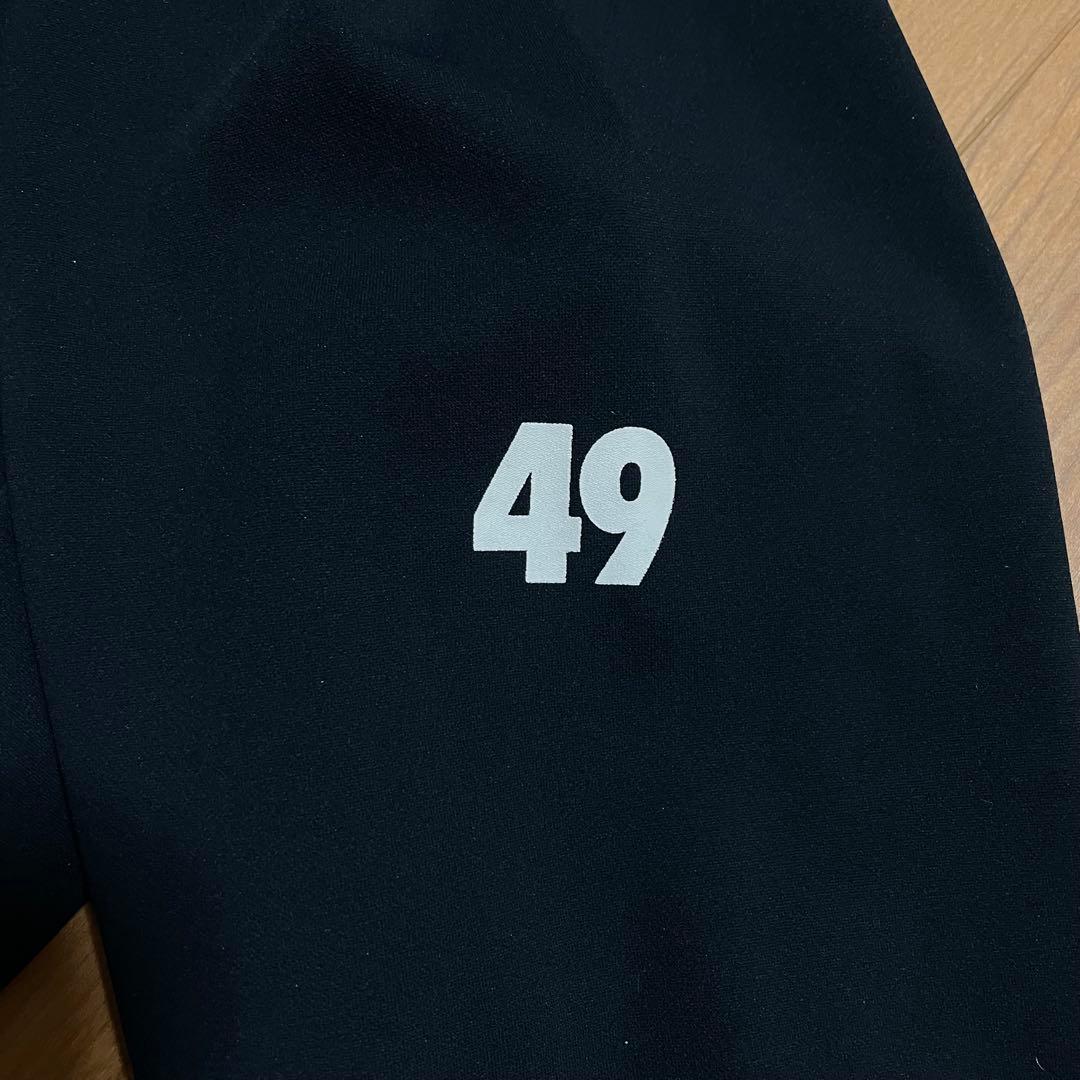 TFW49 ハーフジップ　ロングスリーブ　L ブラック　ゴルフ