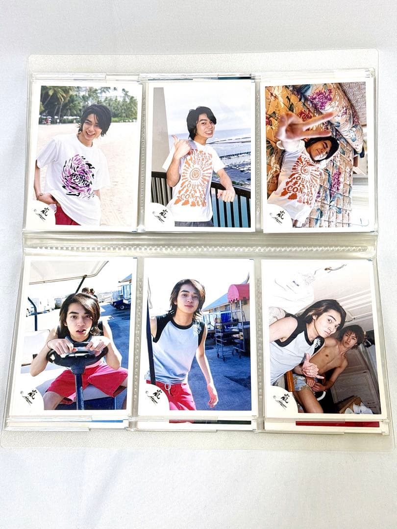 【希少品】嵐　松本潤　公式写真　旧嵐ロゴ　デビュー初期