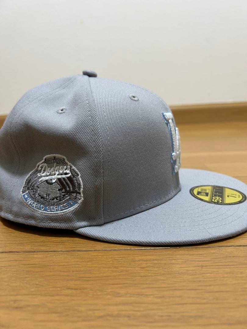 【レア】New Era LA Dodgers キャップ 7 1/2 グレー
