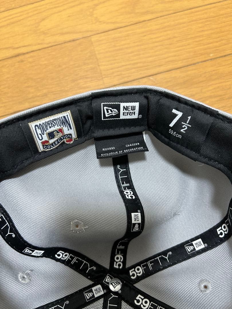 【レア】New Era LA Dodgers キャップ 7 1/2 グレー