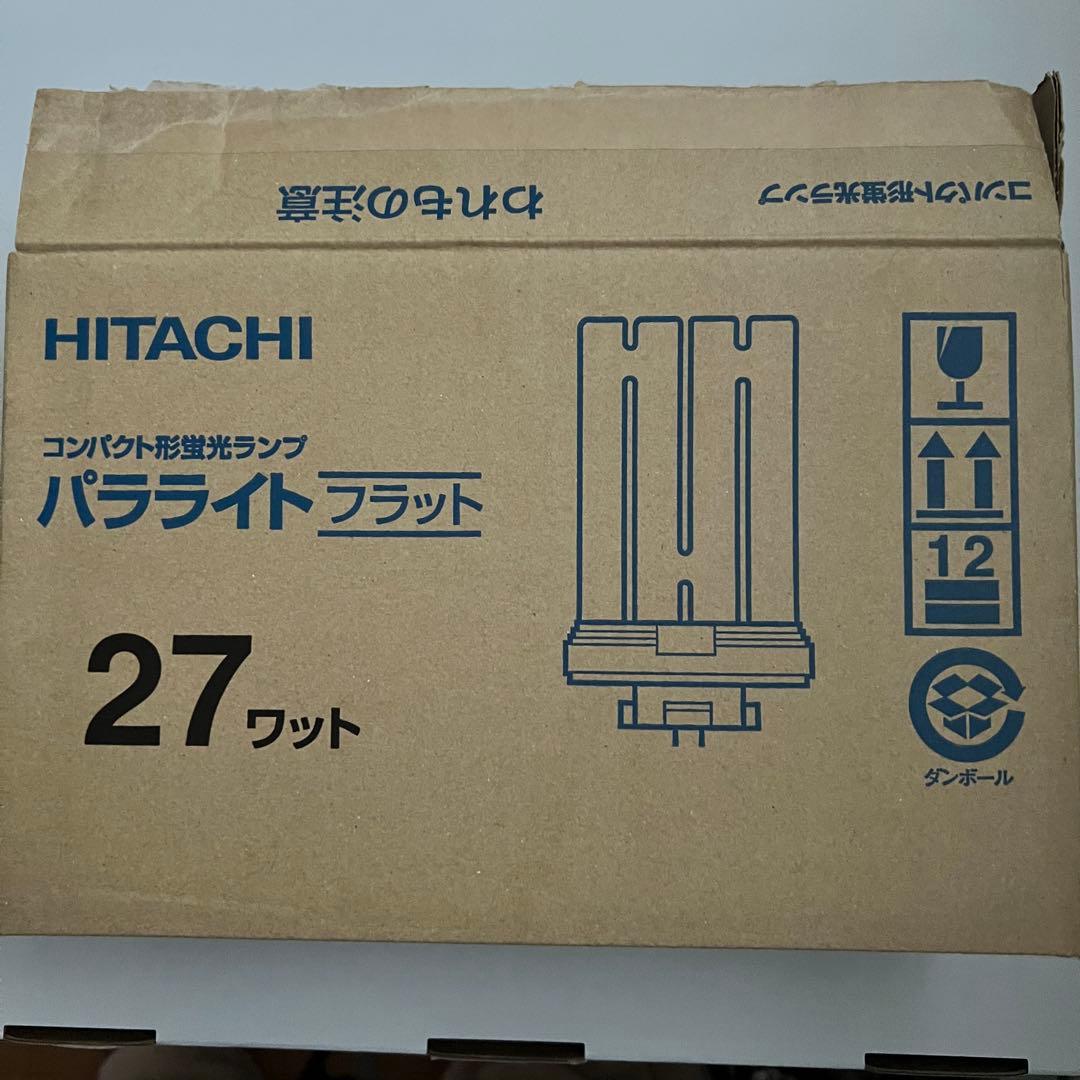 HITACHI パラライトフラット 27ワット FML27EX-L 8本セット