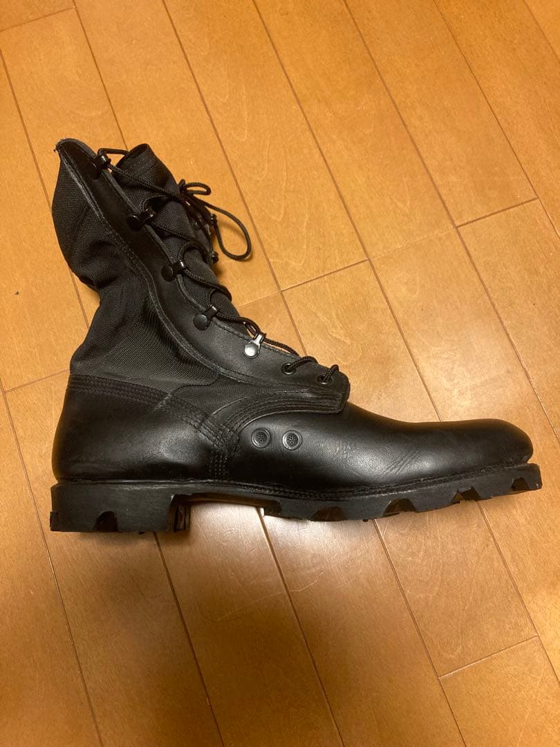 米軍本物　ミリタリーブーツ 黒 ハイカット　10w