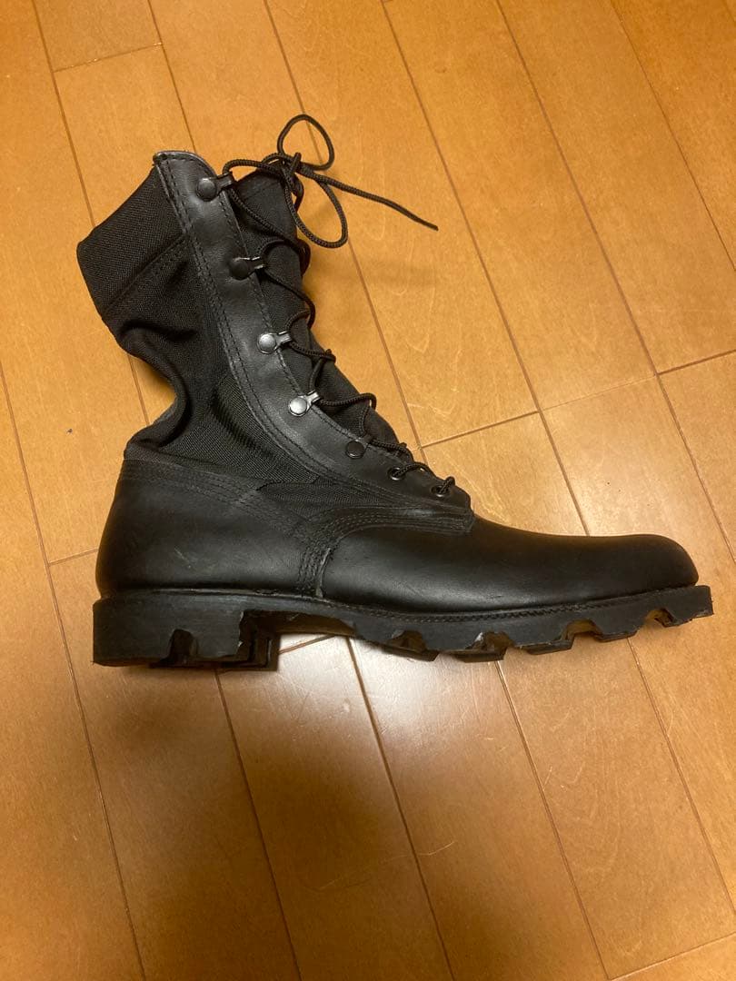 米軍本物　ミリタリーブーツ 黒 ハイカット　10w