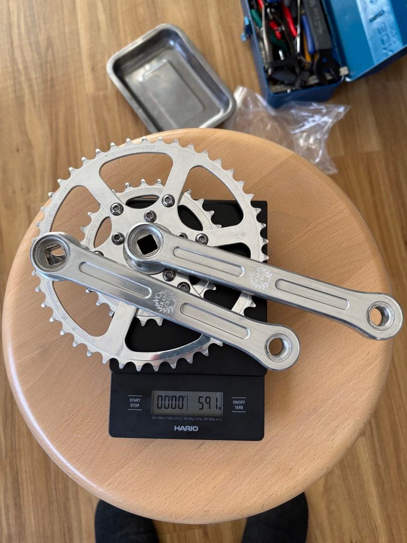 パーツ VELO ORANGE grand cru 50.4bcd crankset