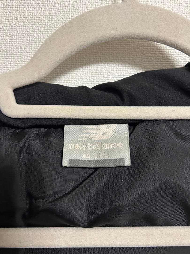 【美品】New Balance ロングベンチコート ブラック M 中綿 防寒