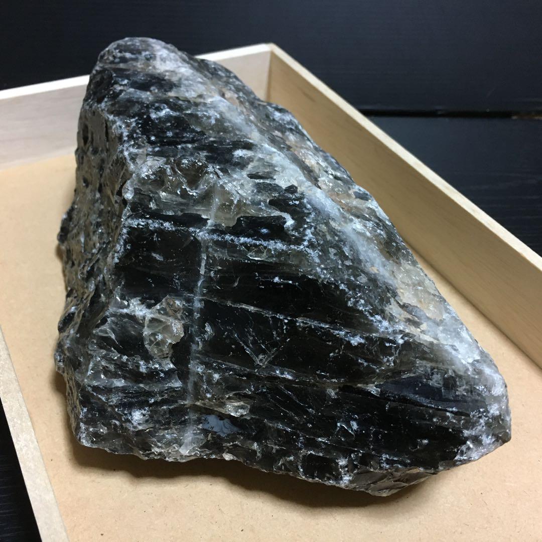 モリオン 純天然 黒水晶 原石　約3.9Kg