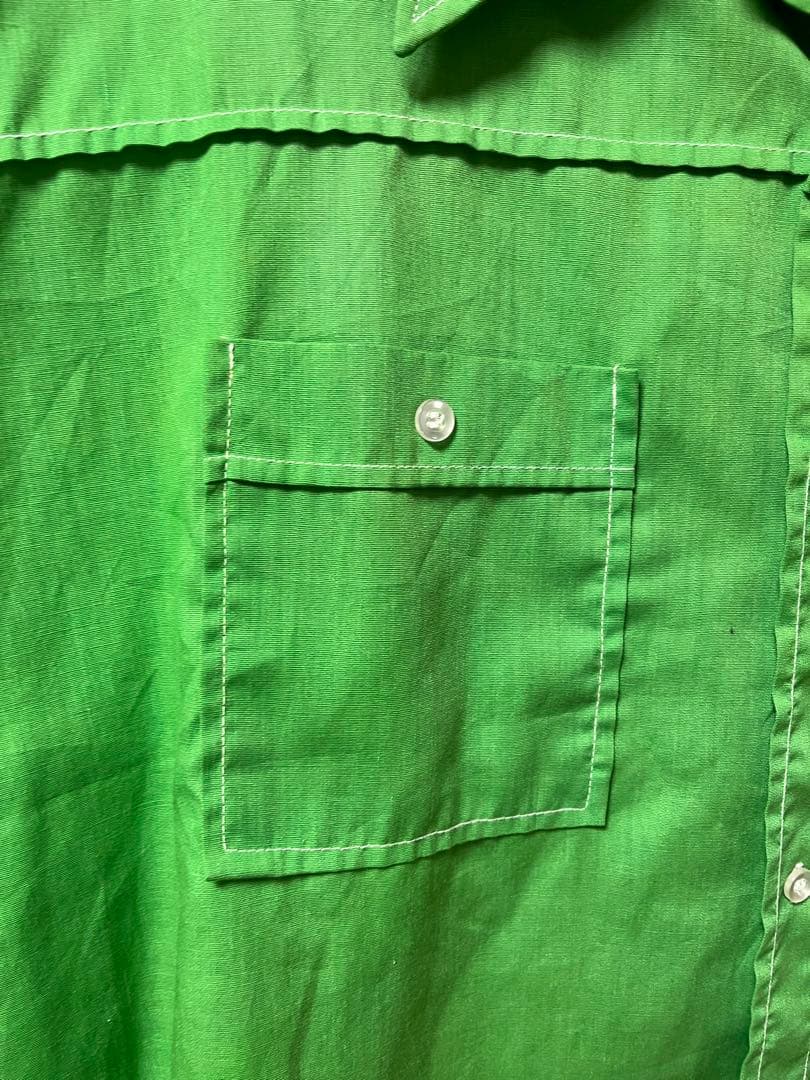 70年代 USA製 Hilton ヒルトン ボーリングシャツ 2XL〜3XL相当