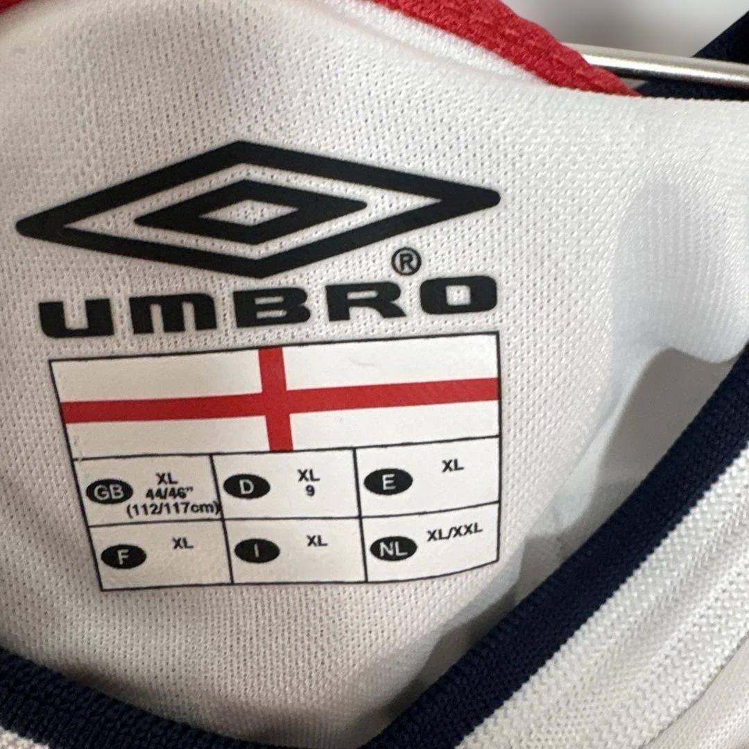 UMBRO イングランド代表 ジャージ XL ホワイト　BECKHAM