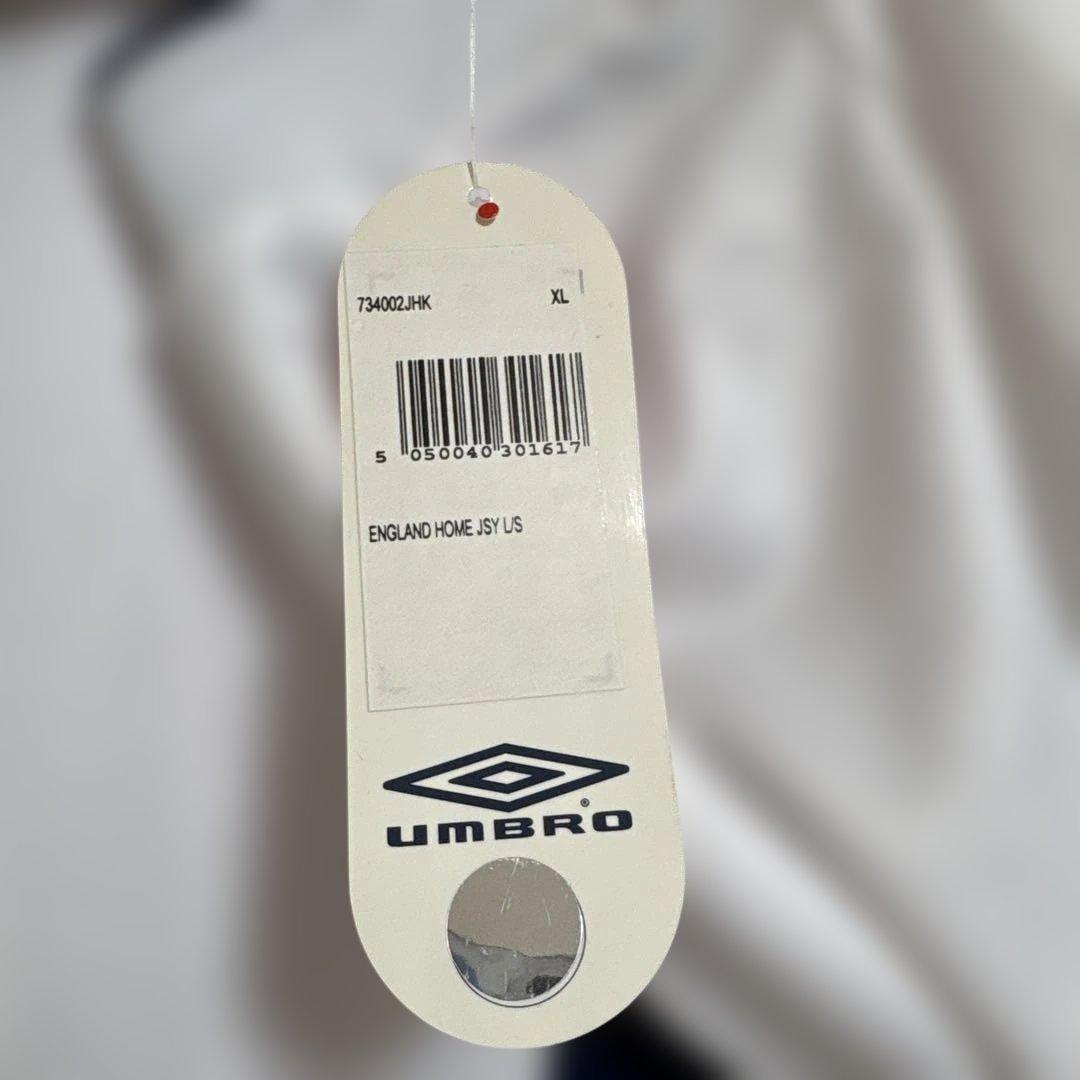 UMBRO イングランド代表 ジャージ XL ホワイト　BECKHAM