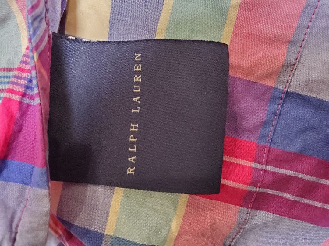 Ralph Lauren　ラルフローレン　エプロン　F　チェック