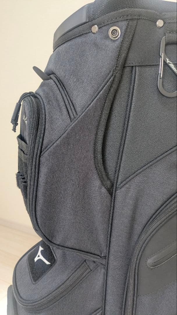 美品 ミズノ キャディバッグ 10.5型 14分割 MIZUNO ゴルフバッグ