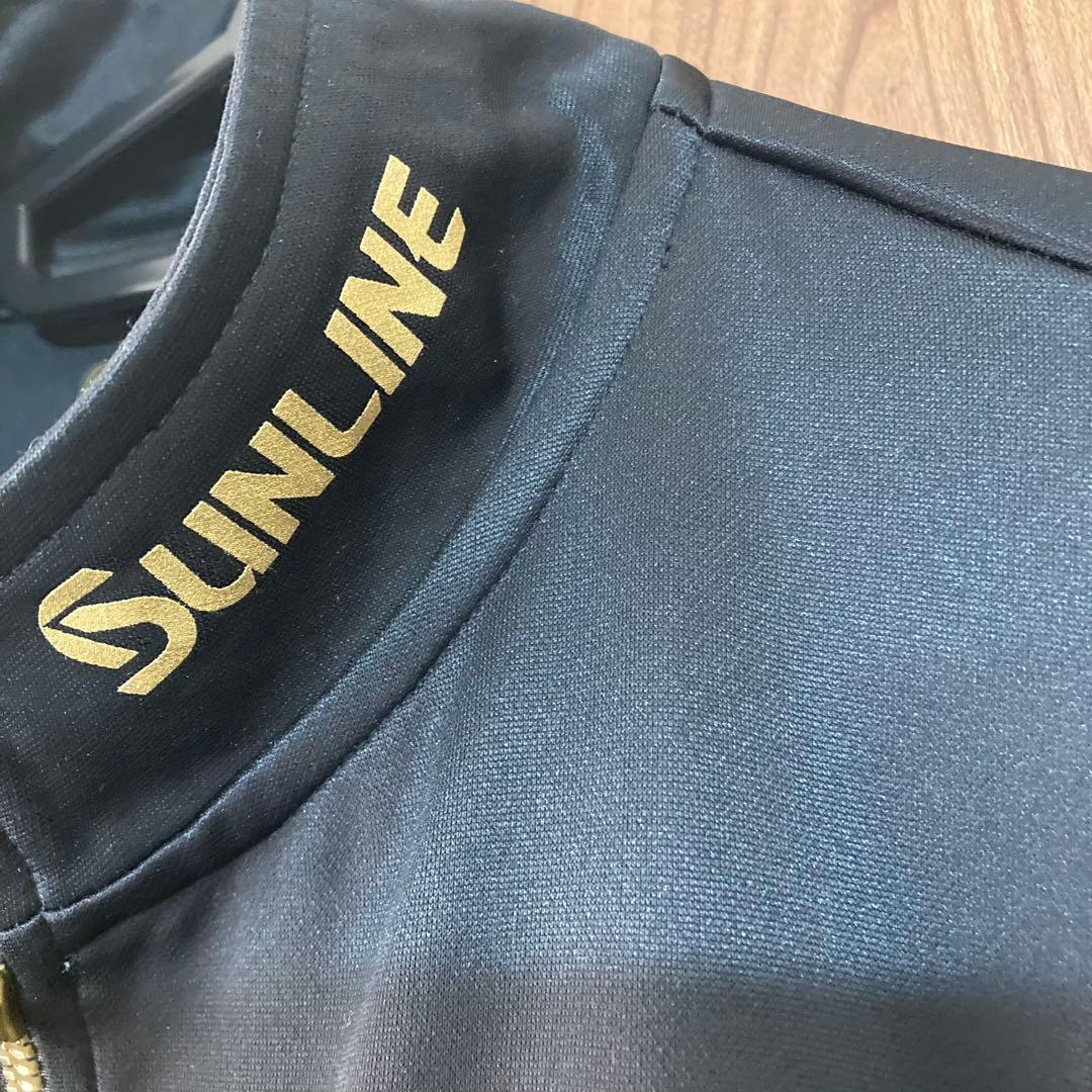 SUNLINE フィッシング　ジャージ　Lサイズ 黒　釣り　磯　ふかせ釣り