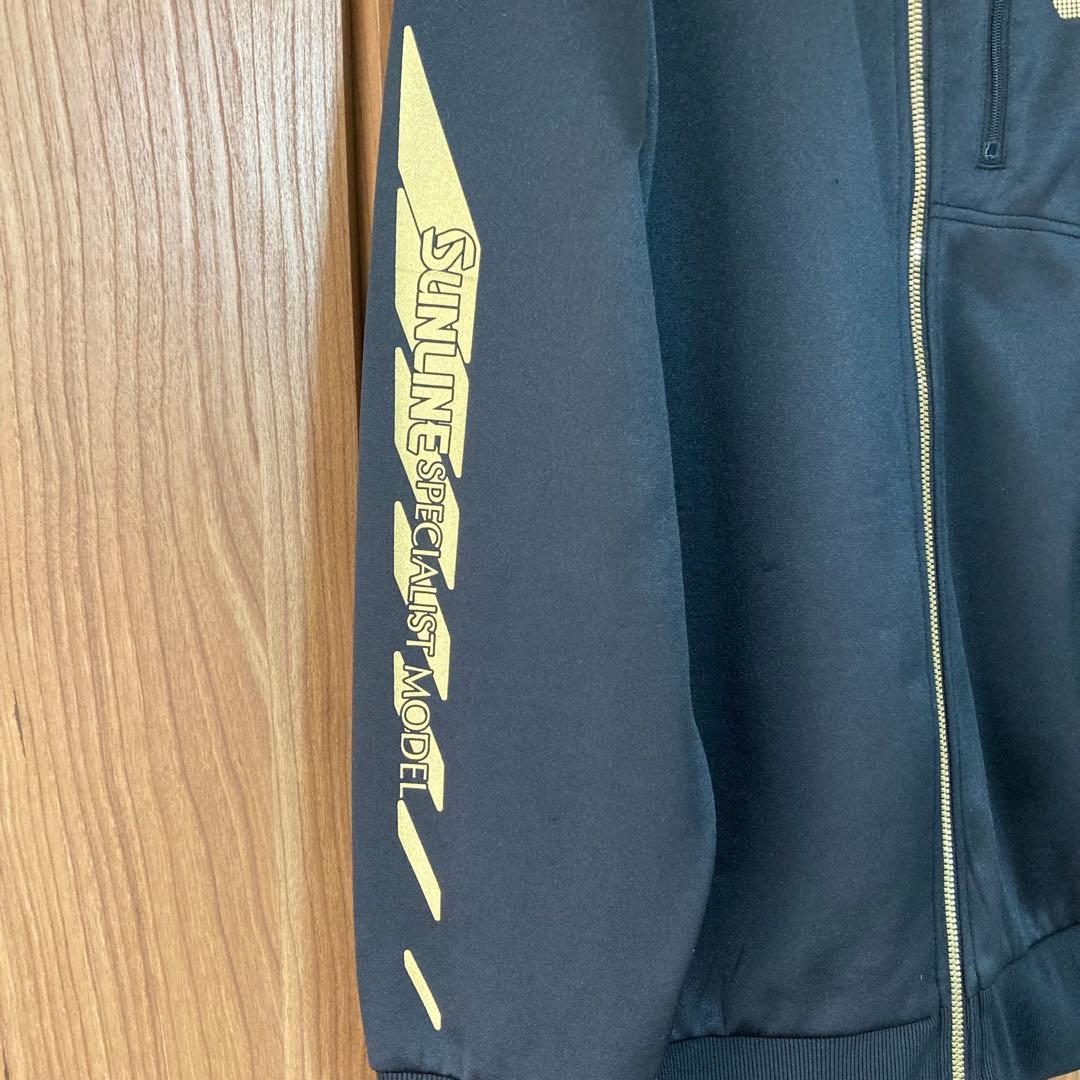 SUNLINE フィッシング　ジャージ　Lサイズ 黒　釣り　磯　ふかせ釣り
