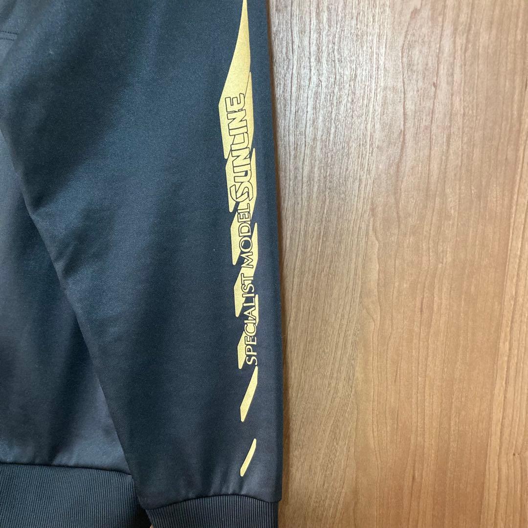 SUNLINE フィッシング　ジャージ　Lサイズ 黒　釣り　磯　ふかせ釣り