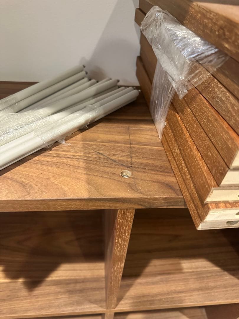 無印良品　スタッキングシェルフ　5段×3列＋追加棚　ウォールナット