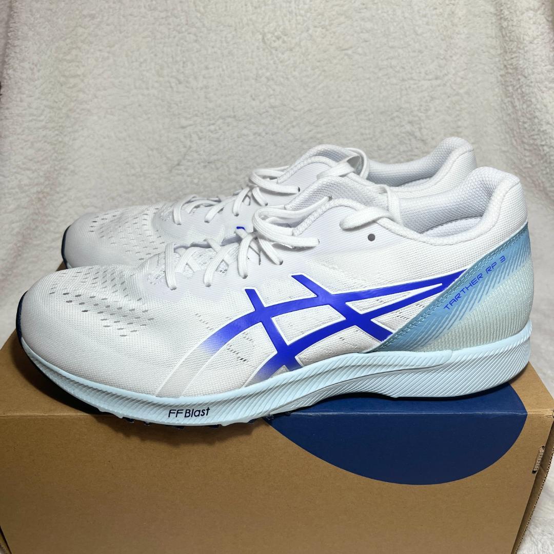 asics Tarther RP3 27.5cm ホワイト/コバルトバースト新品