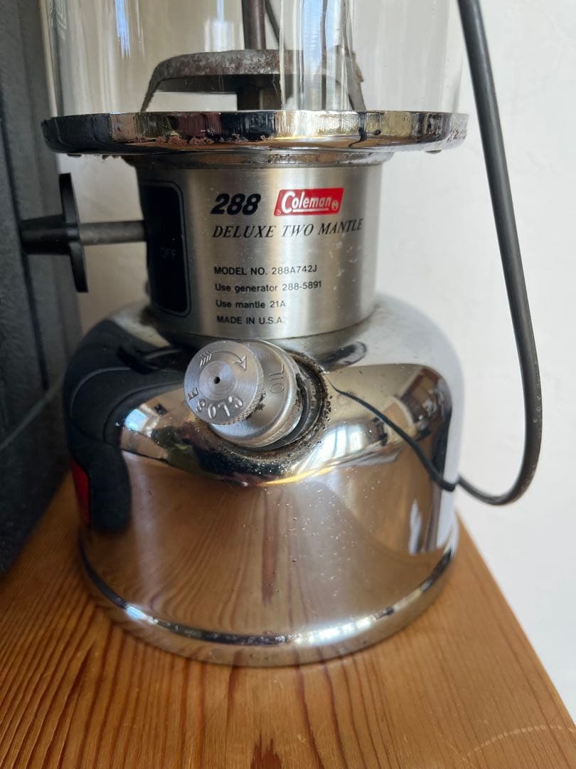 コールマン 288デラックス 288A742J メッキタンク 91/10