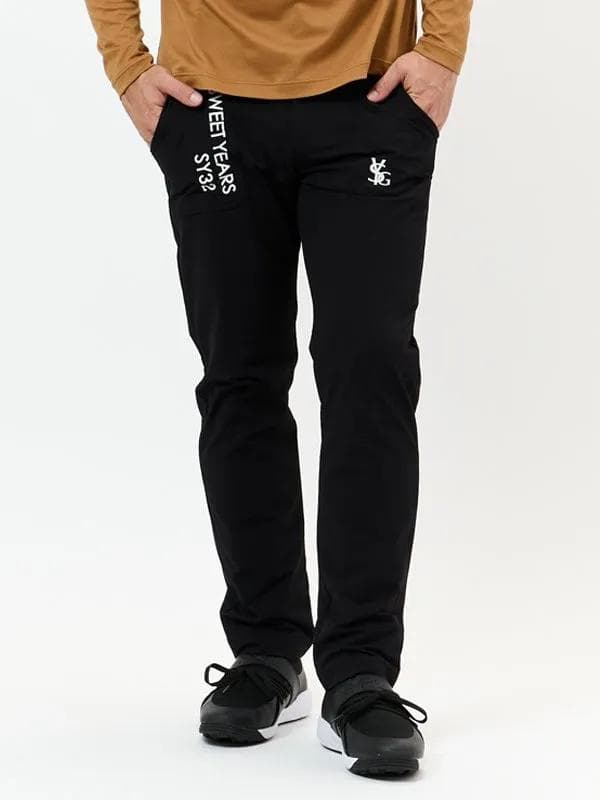 【新品未着用】SY32 ストレッチパンツ メンズM 黒