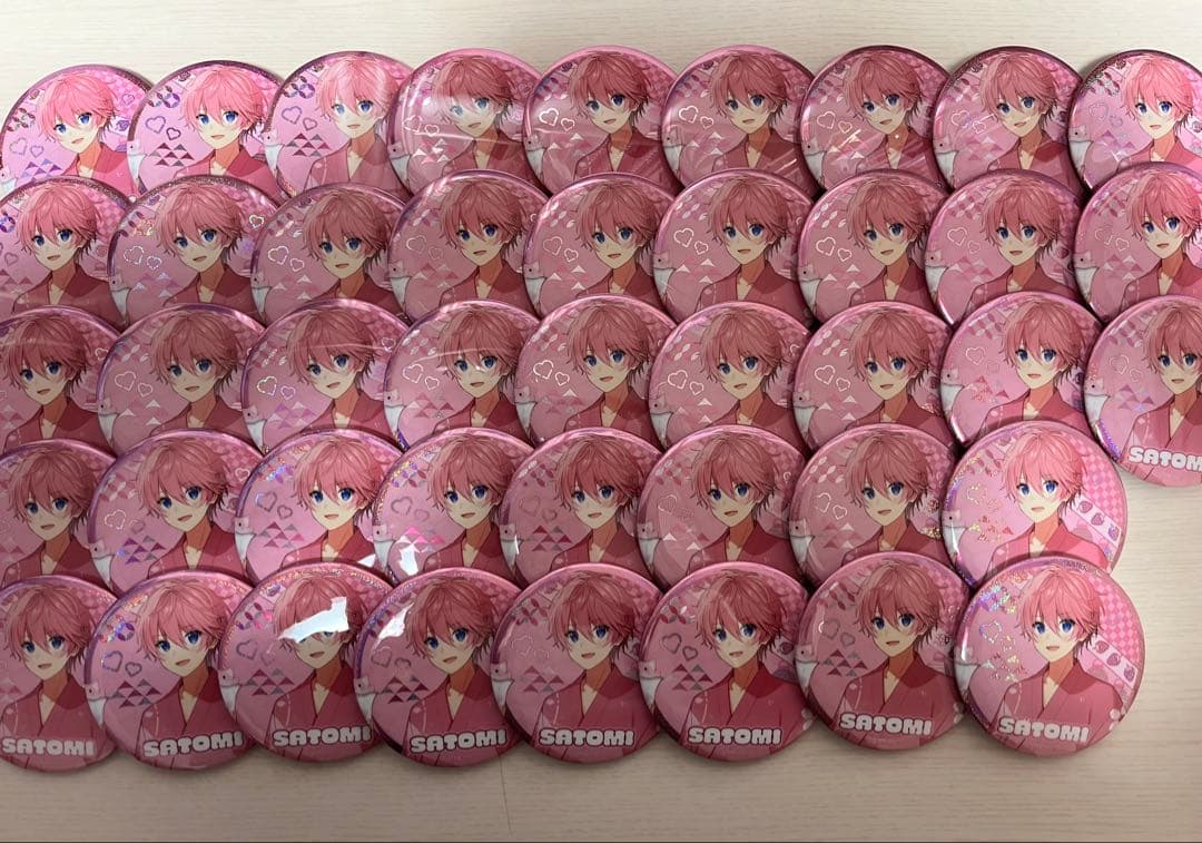 すとぷりさとみくんBIG缶バッジ×43