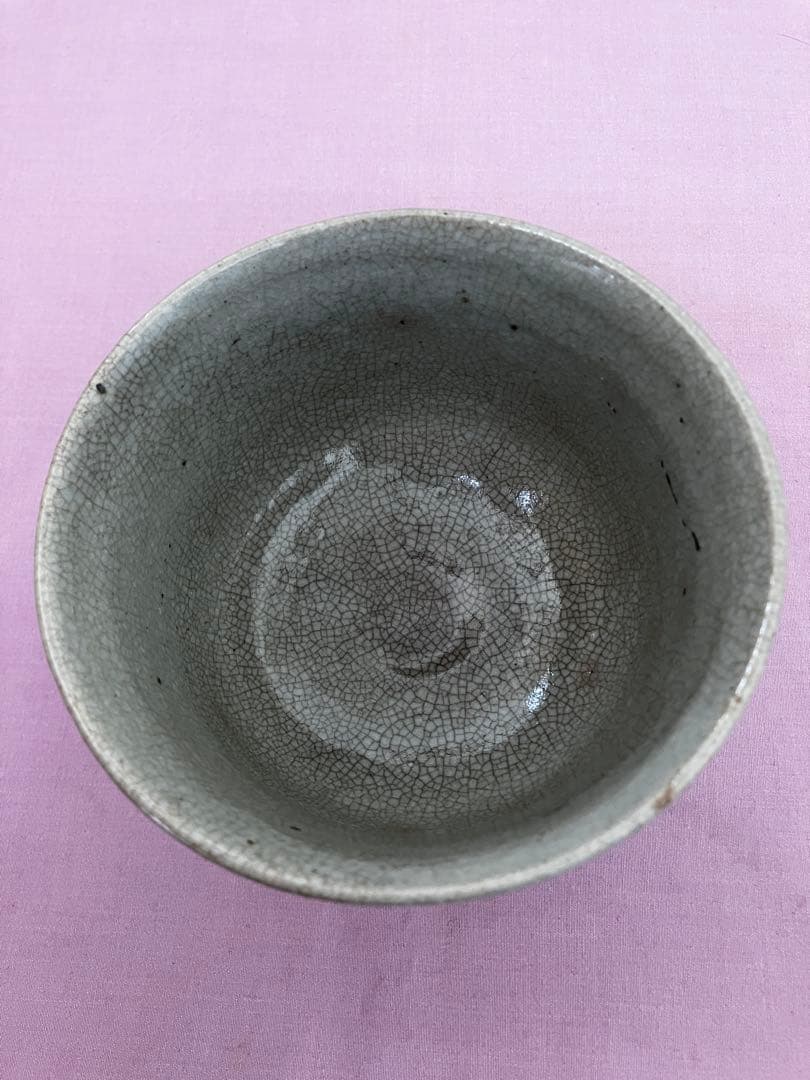 唐津立鶴御紋茶碗・香合