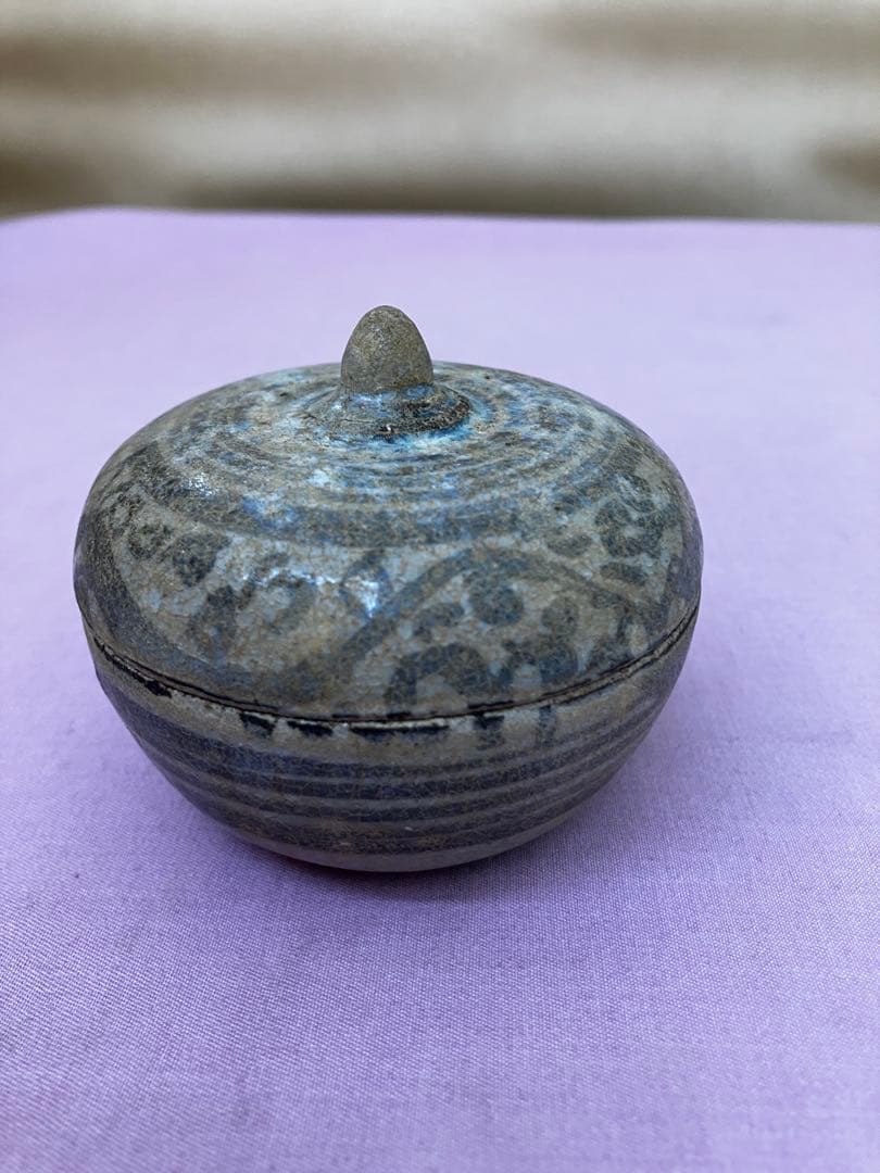 唐津立鶴御紋茶碗・香合