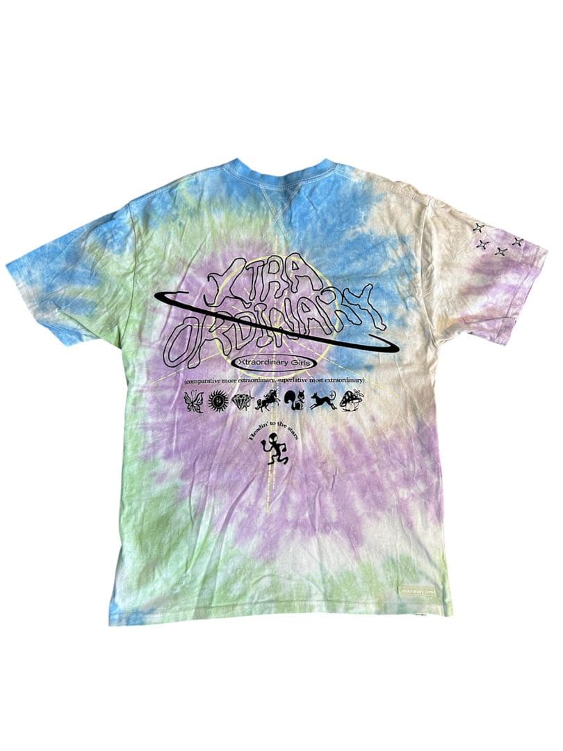 XG Tie-Dye Crew Neck Tee Lサイズ タイダイ柄