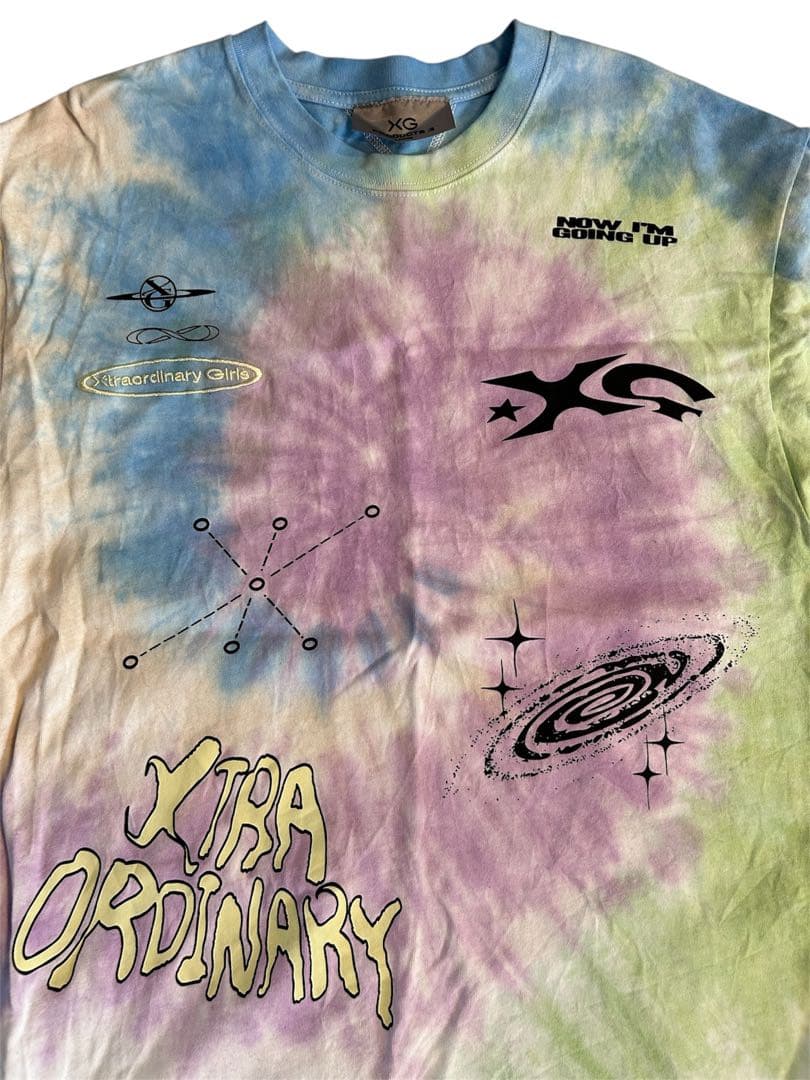 XG Tie-Dye Crew Neck Tee Lサイズ タイダイ柄