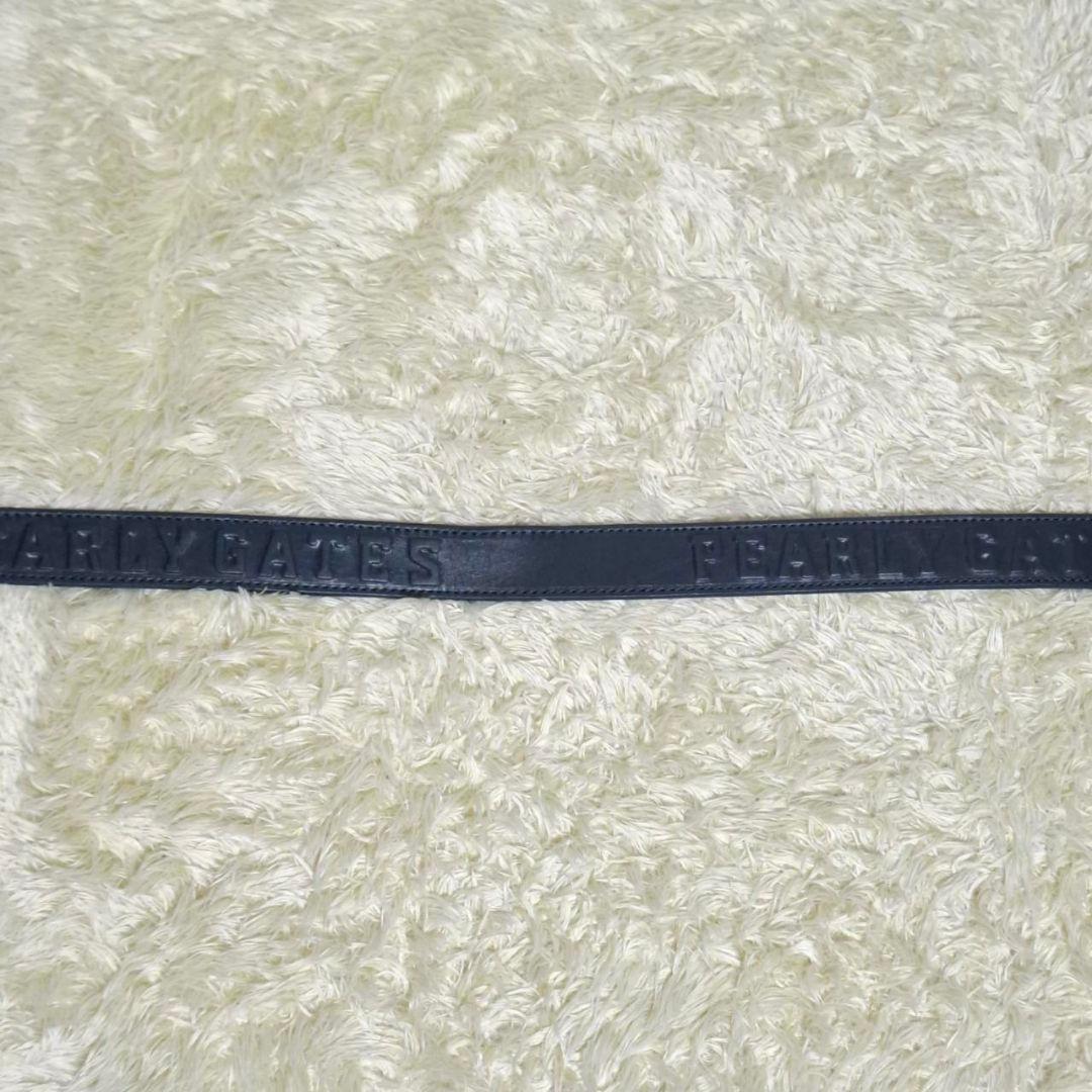 PEARLY GATES レザー ベルト 99cm ネイビー