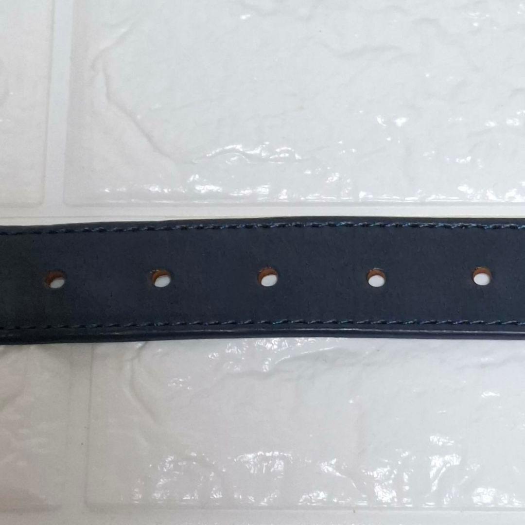 PEARLY GATES レザー ベルト 99cm ネイビー