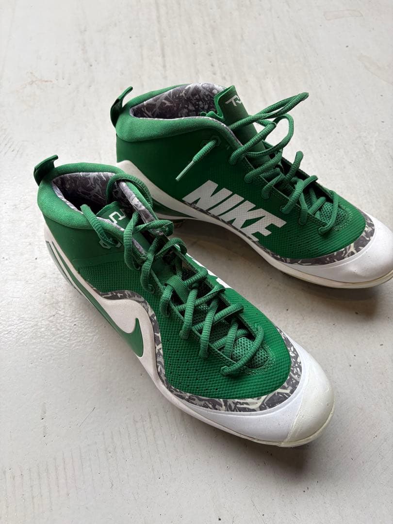 【超希少】NIKE トラウト　スパイク　グリーン