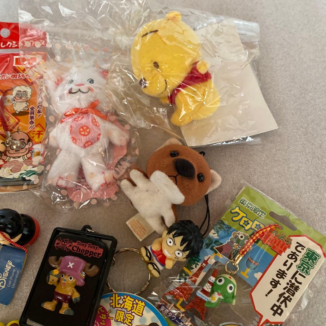 まとめ売り…ドラゴンボール他キャラクター ストラップ セット 、ビリケン他多数