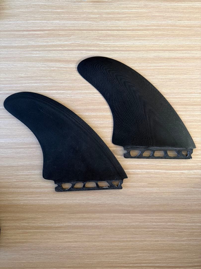 ツインフィンHand Foiled Raked Twin Fins Lサイズ