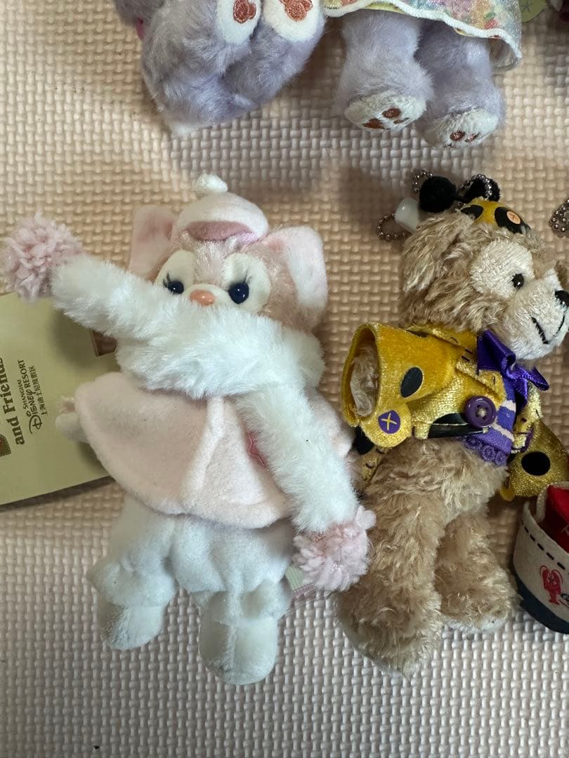 ウサギとクマのぬいぐるみ・マスコット 11体セット