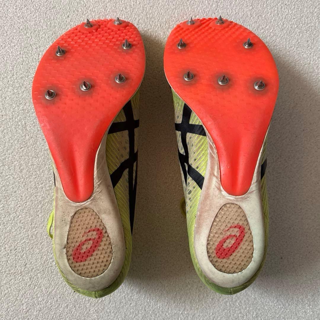ASICS ソニックスプリントエリート3 イエロー/ブラック スパイク 26cm
