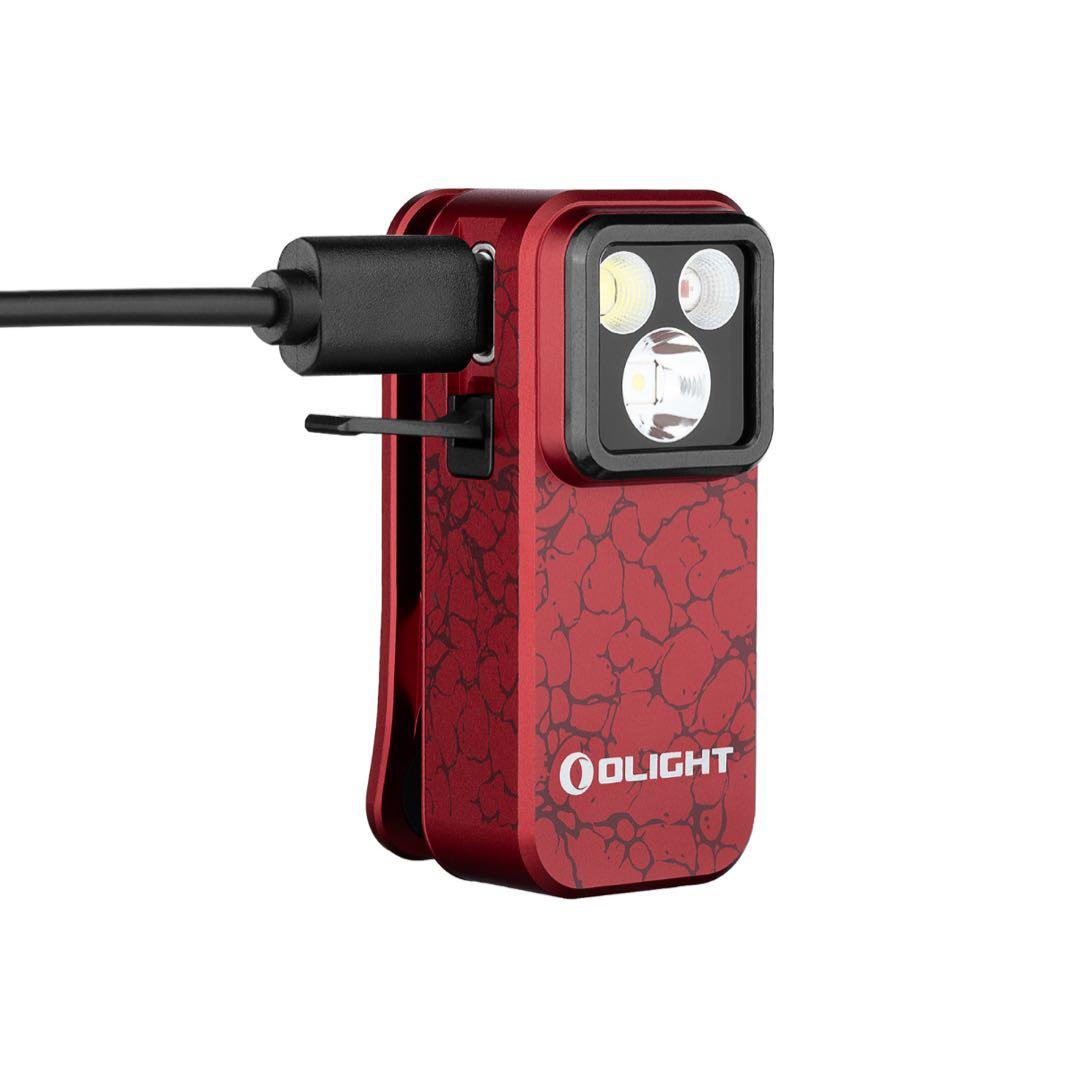 オーライト　olight Oclip Pro モルテンラバ　防災　赤色灯