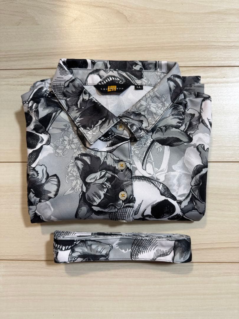 LOUDMOUTH スカルデザイン ポロワンピース