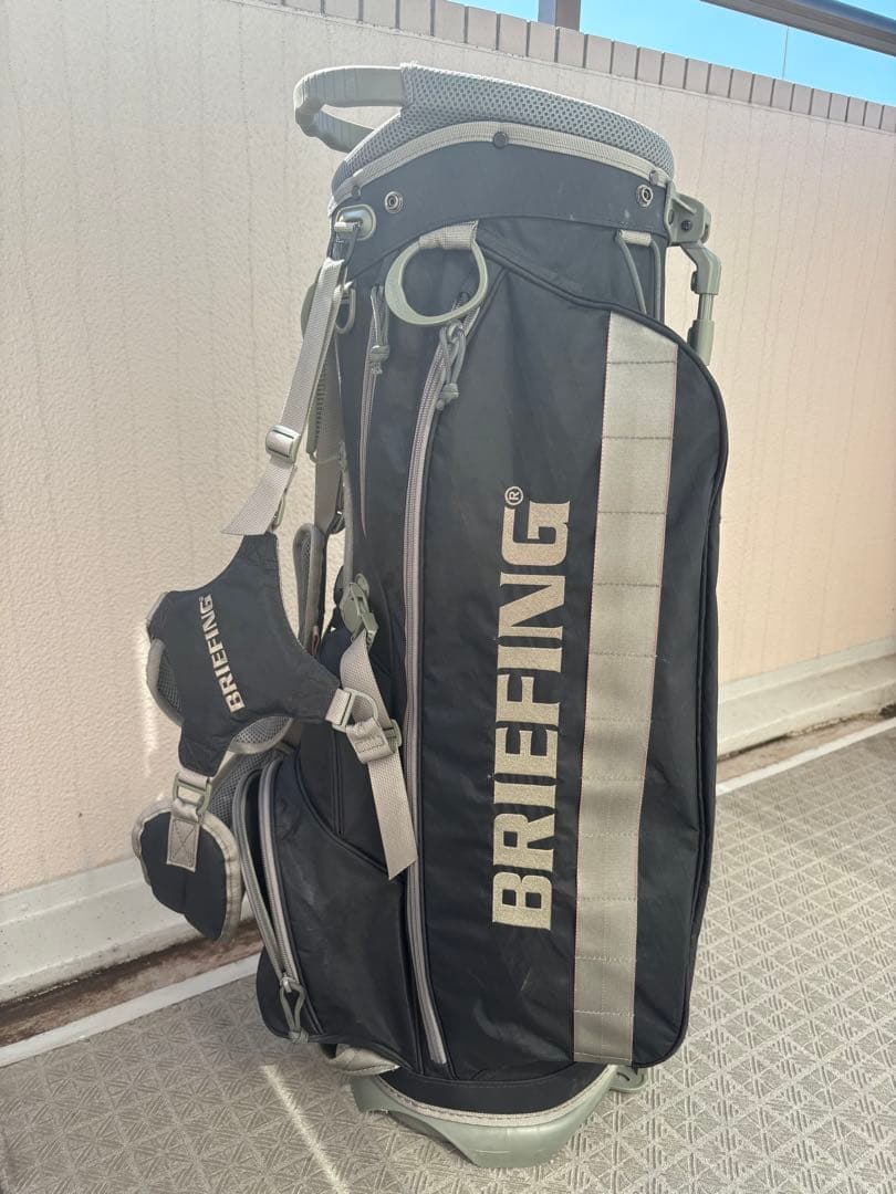 BRIEFING キャディバッグ CR-4#02 XP WOLF GRAY
