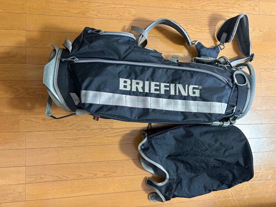 BRIEFING キャディバッグ CR-4#02 XP WOLF GRAY
