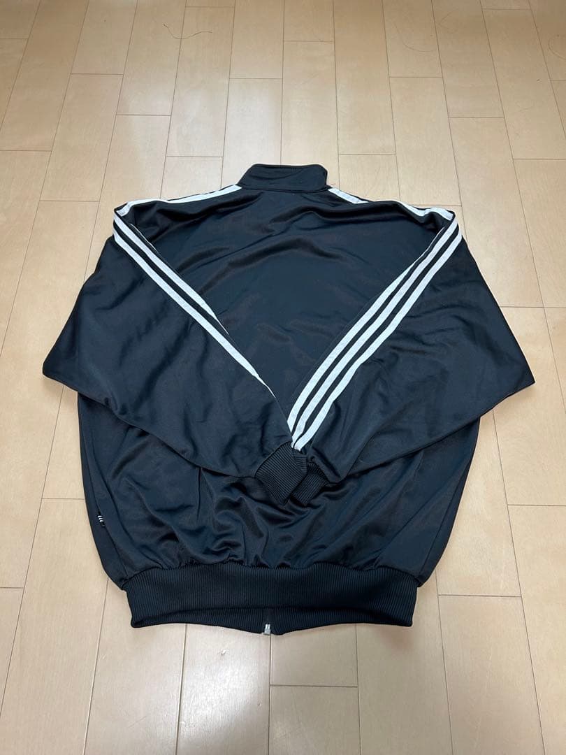 adidas 90s 黒トラックジャケット 3本ライン