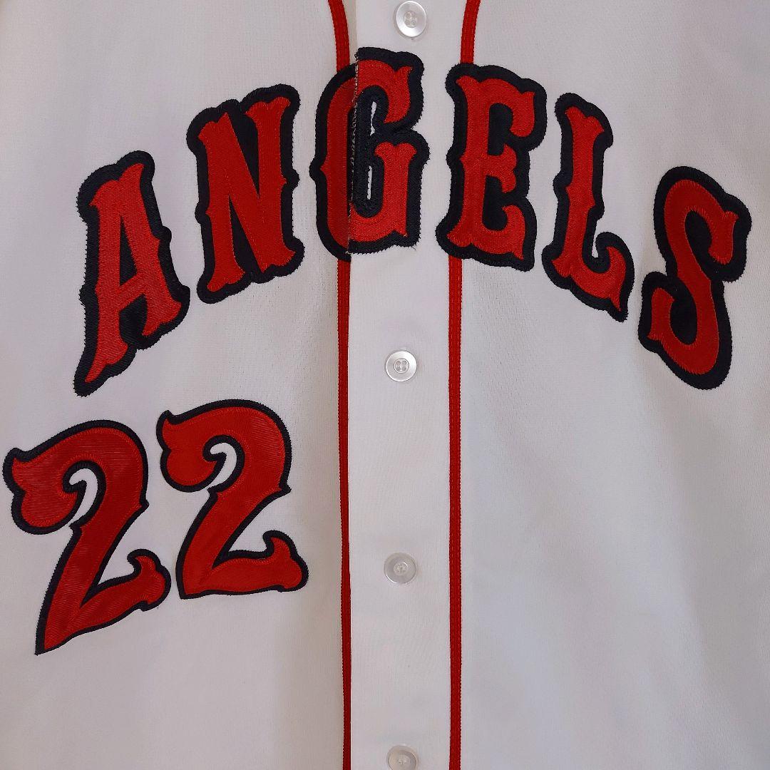 MLB マジェスティック エンゼルス No.22 ゲームシャツ ユニフォームXL