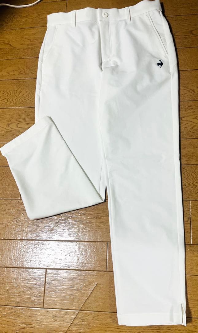 【未使用】冬用le coq sportif 裏起毛ゴルフパンツメンズ　加工有