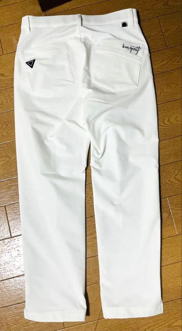 【未使用】冬用le coq sportif 裏起毛ゴルフパンツメンズ　加工有