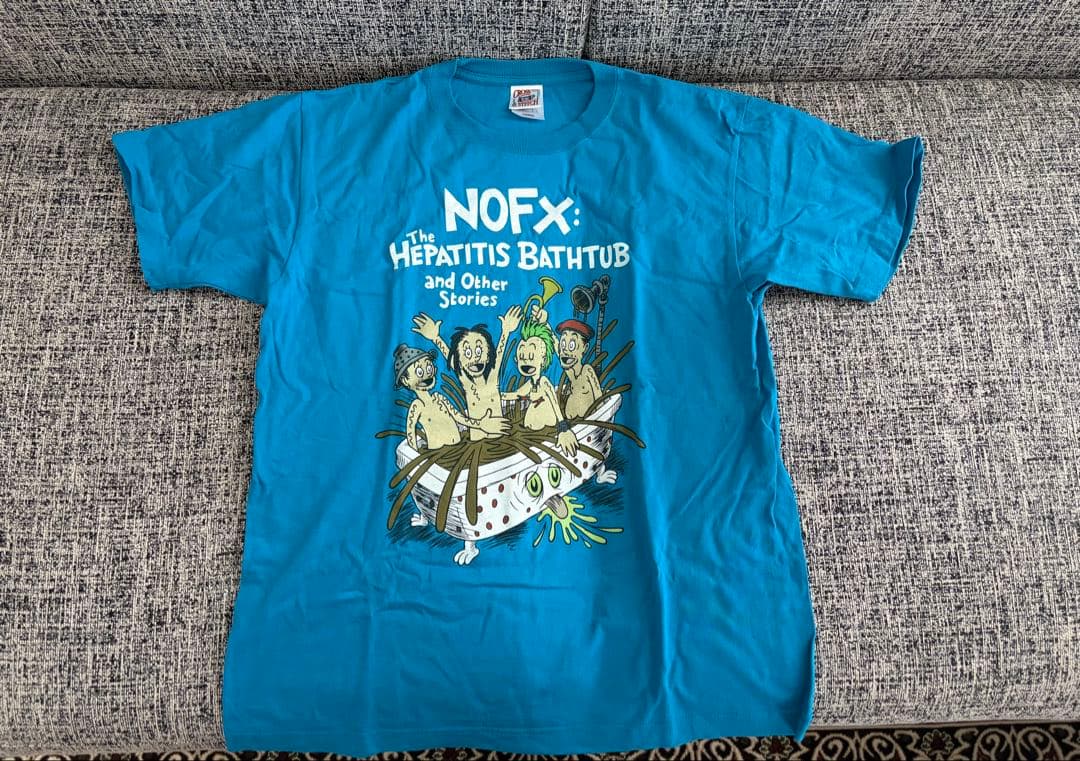②NOFX Hepatitis Bathtub Tシャツ 2017