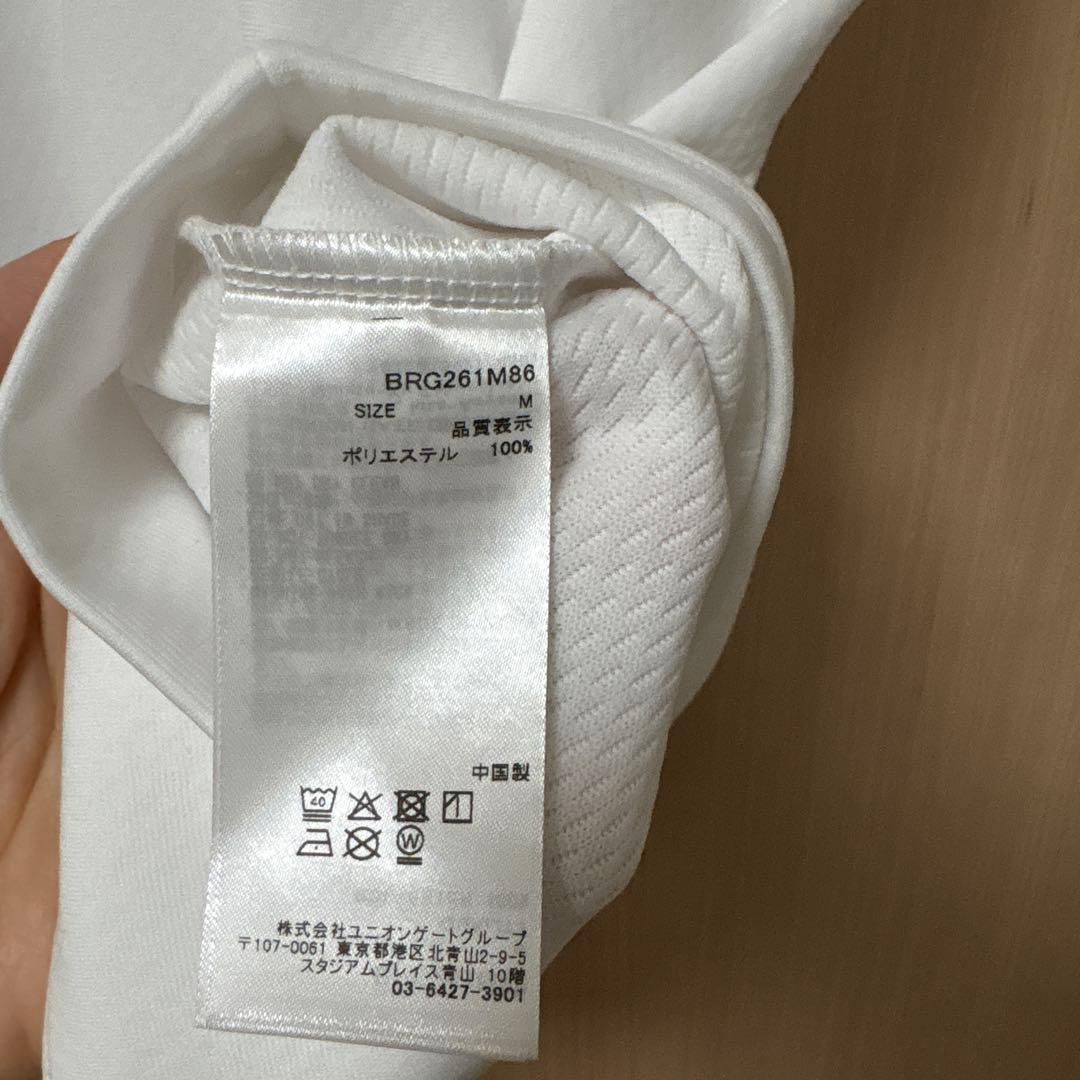 新品未使用 BRIEFINGGOLF MESH HALFZIP SHIRT RF