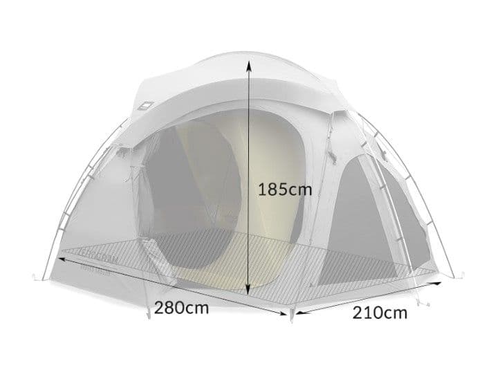 ゼログラム Brooks Ground Dome Shelter Inner