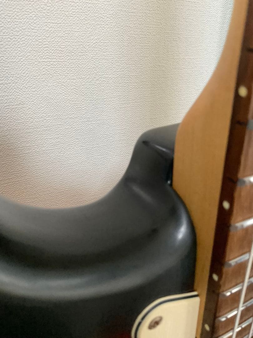 ストラト　タイプ　艶消しボディ ブラウンサンバースト
