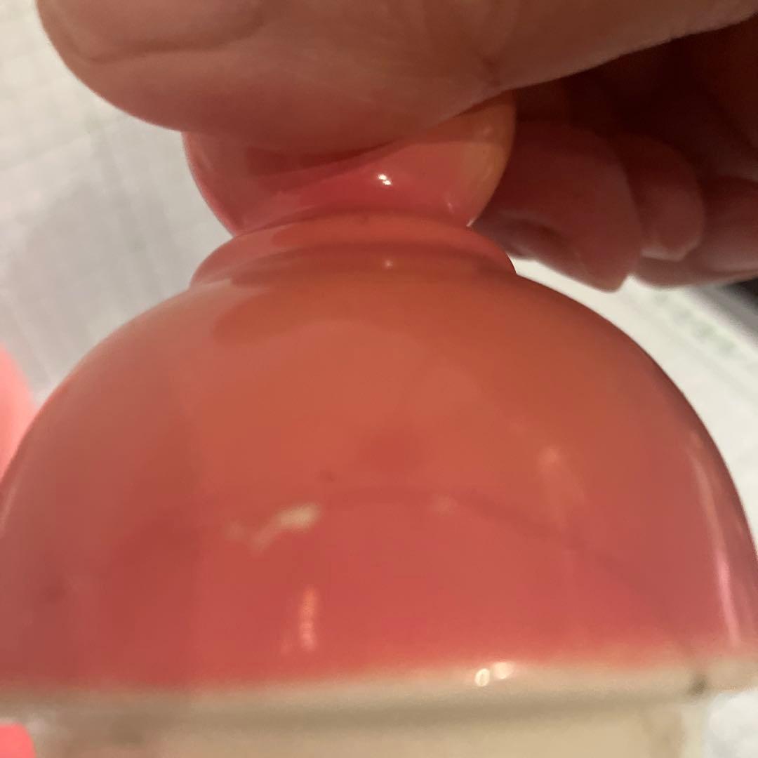 内藤ルネ　希少なピンクのかわいいボンボン入れ