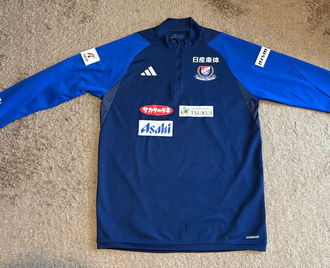 横浜Fマリノス【トレーニングトップ】2XL TIRO23ハーフシップadidas